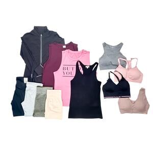 Women's Large Activewear Bundle - 12 Pieces